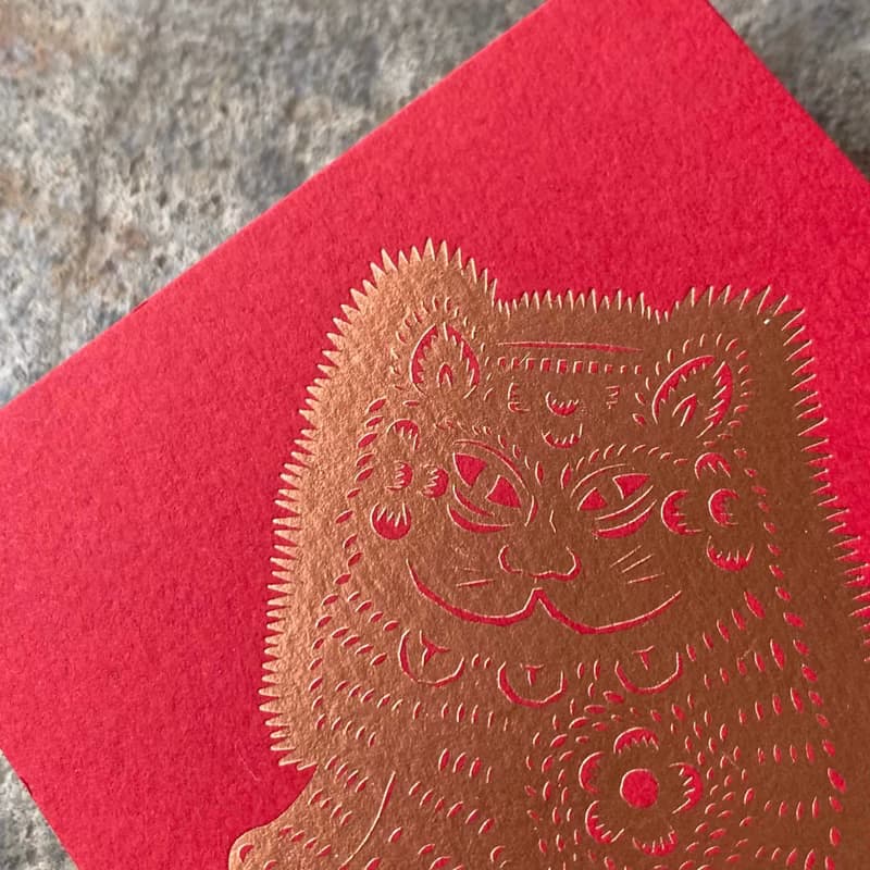 馬年開運春聯斗方/招財貓/7cm