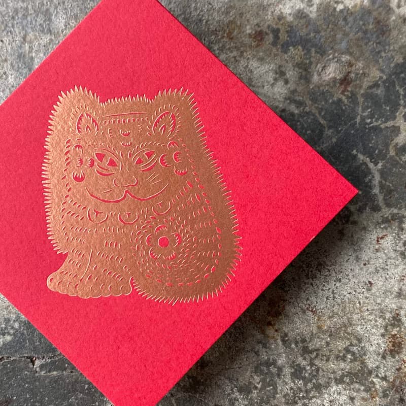 馬年開運春聯斗方/招財貓/7cm