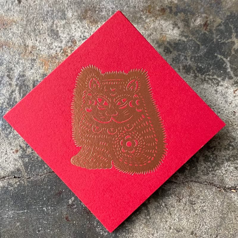 馬年開運春聯斗方/招財貓/7cm