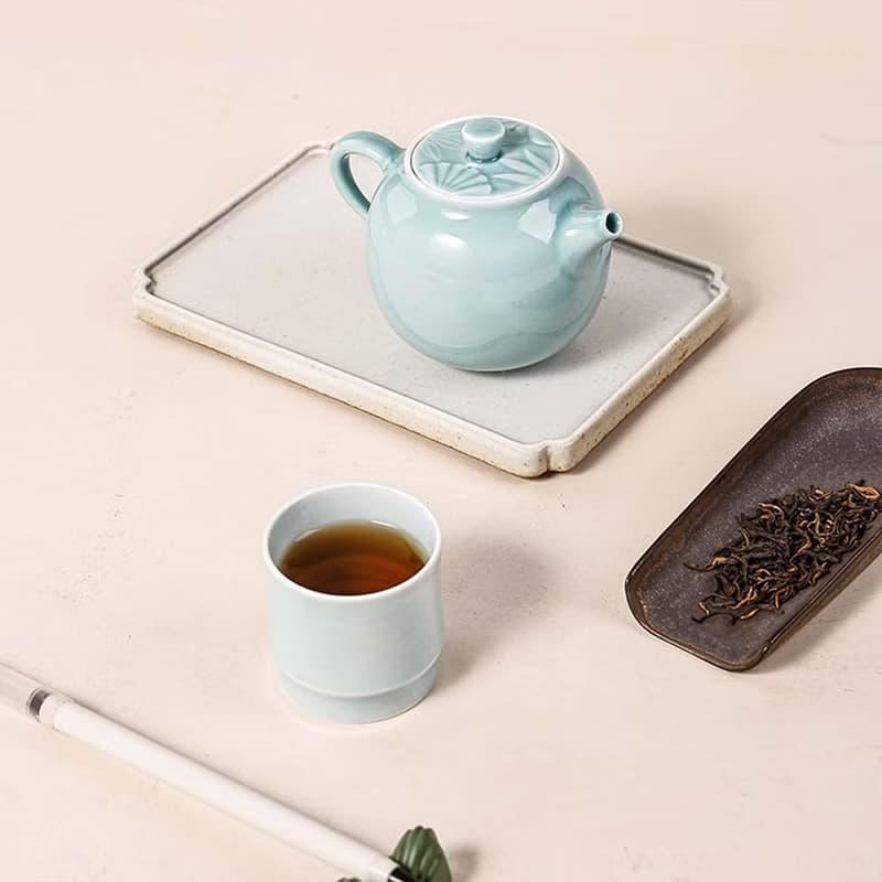 知君子 純手工茶杯一壺四杯創意品茗杯辦公泡茶杯家用茶具創意禮