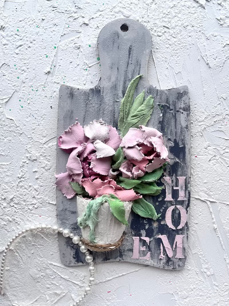Home Decor 3d painting Flowers painting sculptural painting wall art Christmas