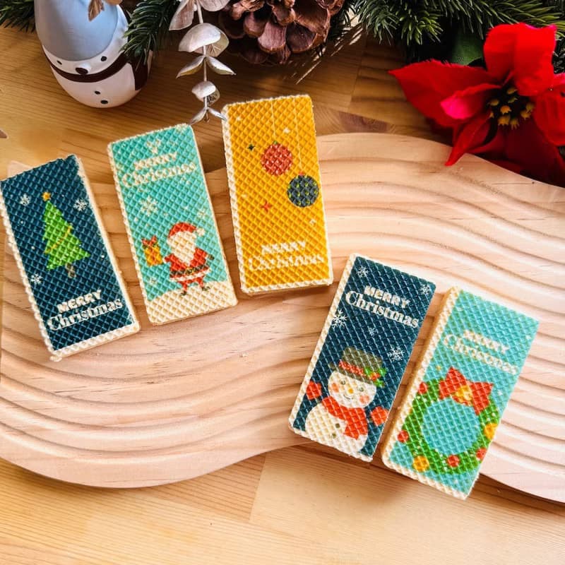 交換禮物 | 聖誕節書籤餅乾禮盒 (6片/盒)