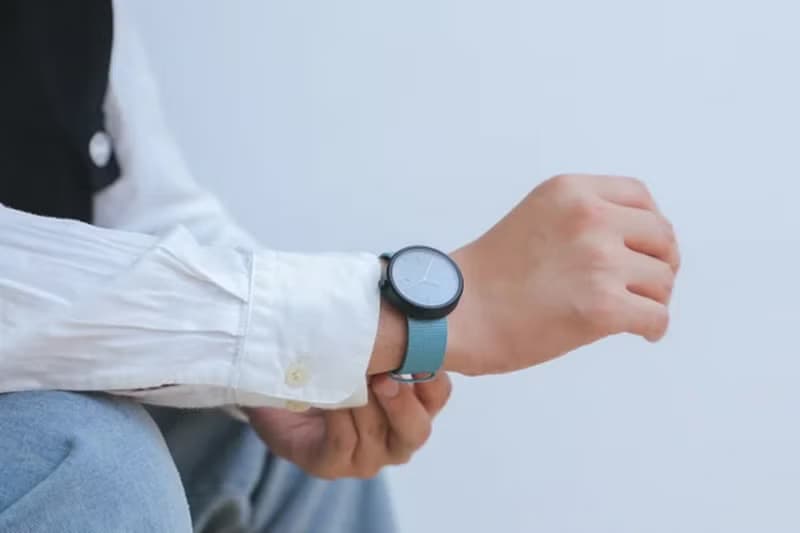 日本 YOT WATCH 40mm手錶 / 藍色