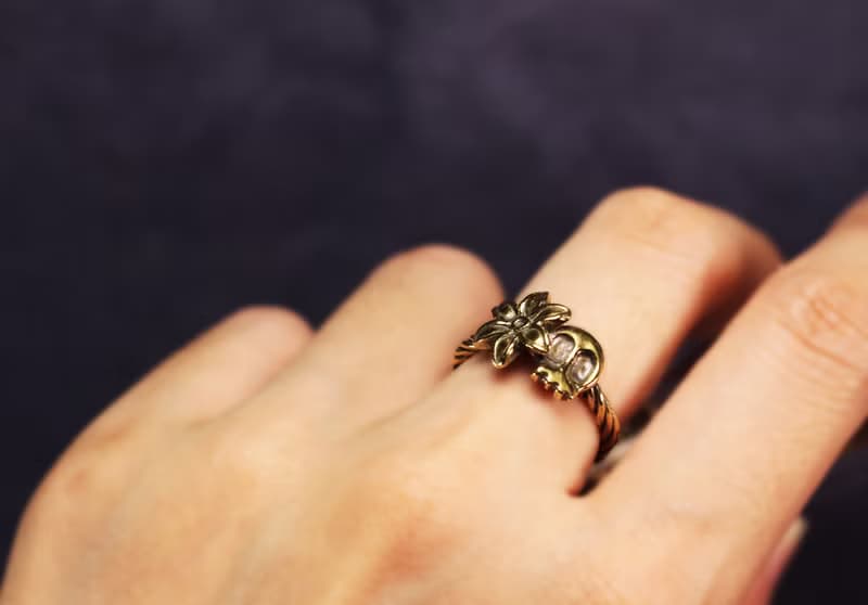 圖像系列-小精靈黃銅戒