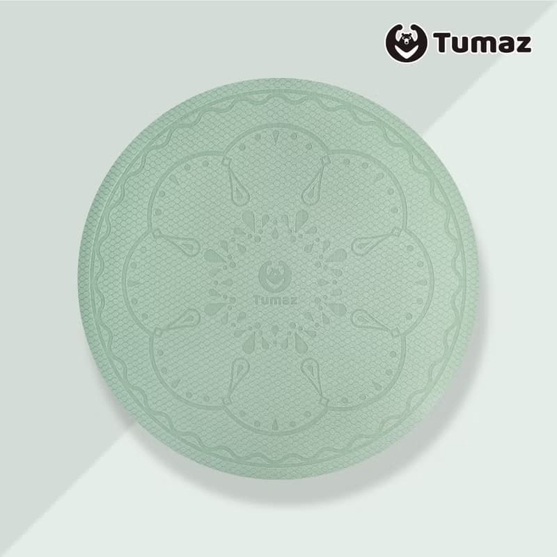 8mm加厚TPE有氧跳繩墊-圓形/橢圓形 4色任選 超慢跑墊