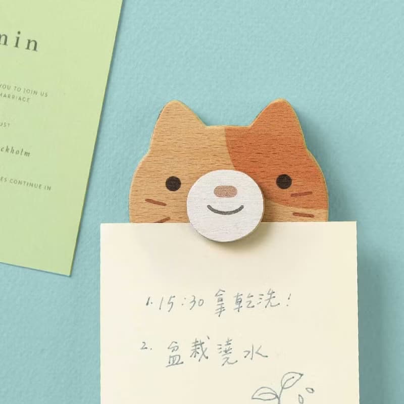 【陪伴文具】磁鐵留言夾 & 陪伴手機座 | 附禮物袋包裝