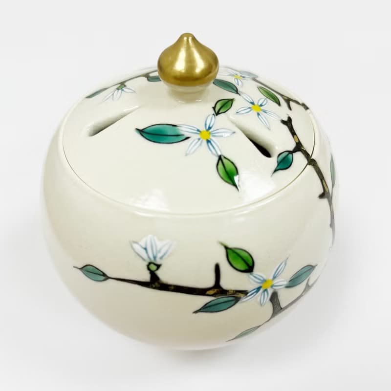 日本【松榮堂】清水燒 Orange Blossoms 橘子樹 香爐