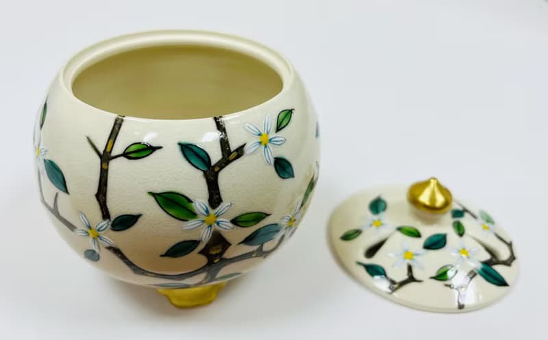 日本【松榮堂】清水燒 Orange Blossoms 橘子樹 香爐