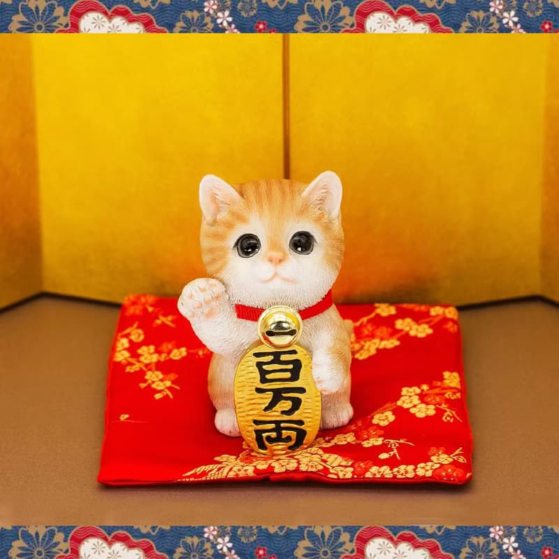 デバリエ 招き猫 猫 置物 商売繁盛 厄除け 病除け 開運 金運アップ 福を招く 玄関 飲食店 開店祝い 誕生日 記念日 クリスマス 新年 雑貨 cb039y