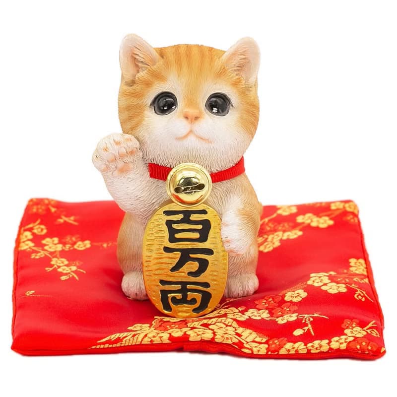 デバリエ 招き猫 猫 置物 商売繁盛 厄除け 病除け 開運 金運アップ 福を招く 玄関 飲食店 開店祝い 誕生日 記念日 クリスマス 新年 雑貨 cb039y