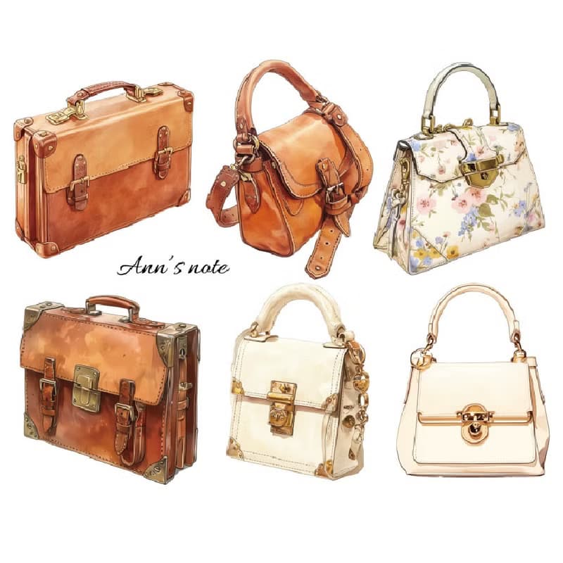 Handbag deco sticker (anns note)