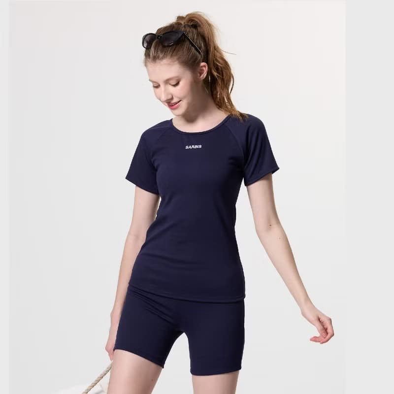 MIT 短袖二件式 泳裝 (SPA 泡湯專用)