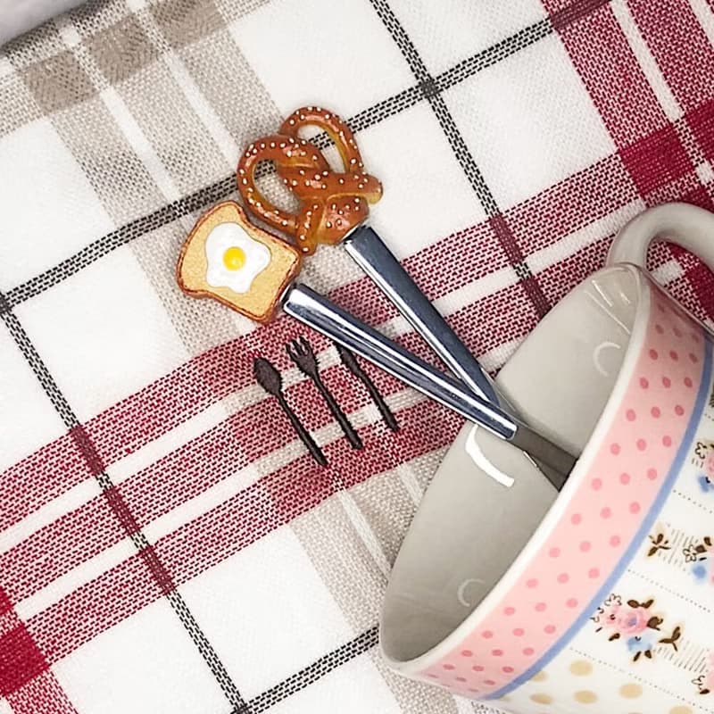 韓系早餐叉匙4入組