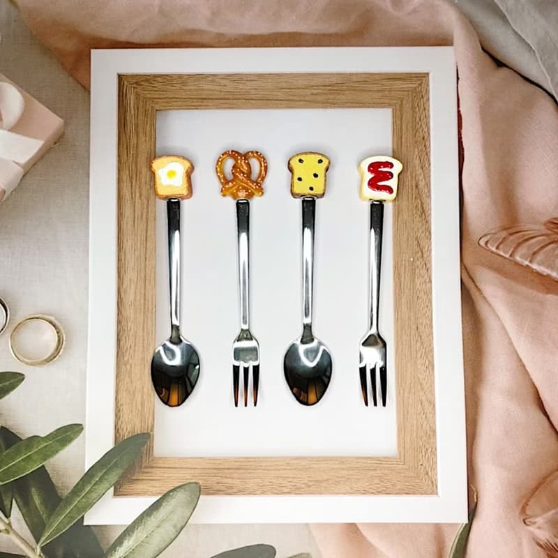 韓系早餐叉匙4入組