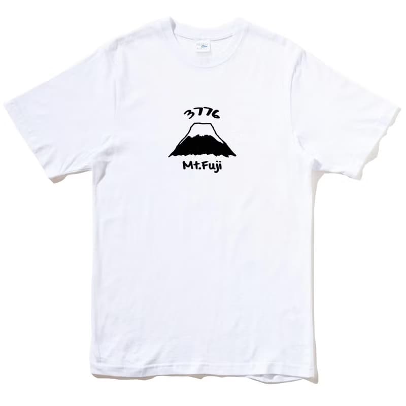 Mt Fuji 3776【現貨】 男女短袖T恤 白色 富士山日本東京文青禮物