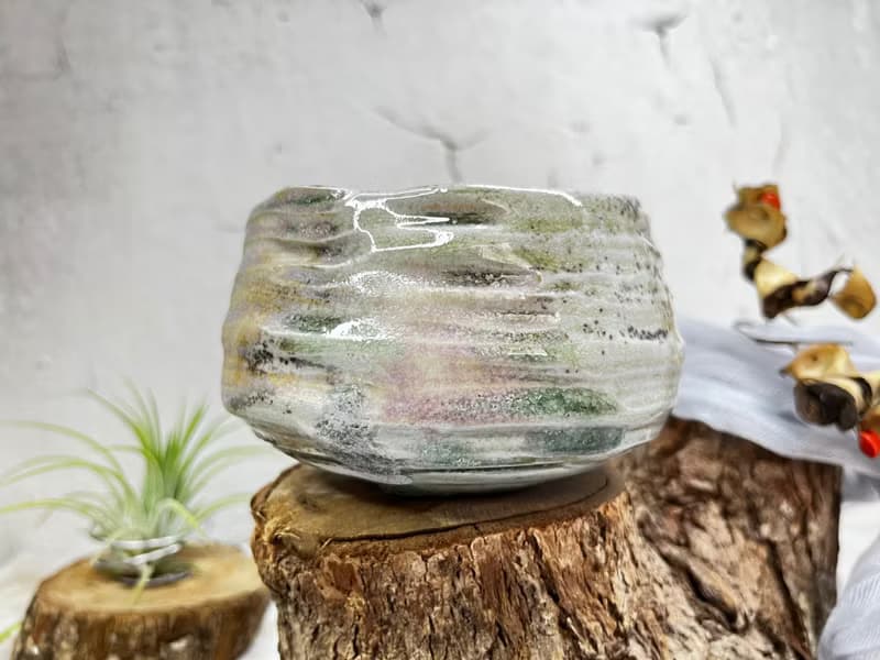 手作 手捏陶 柴燒茶碗 茶杯 點心碗