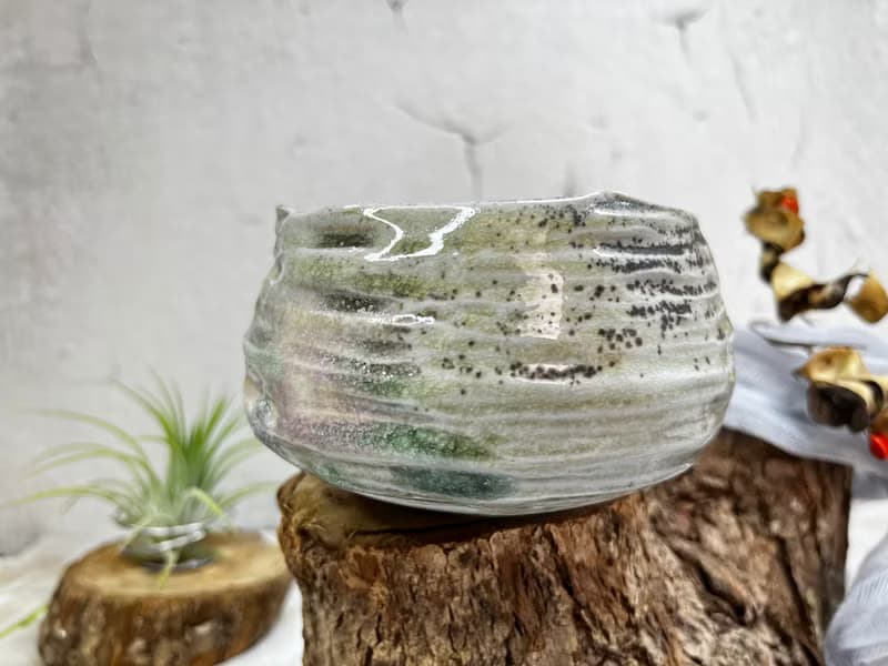 手作 手捏陶 柴燒茶碗 茶杯 點心碗