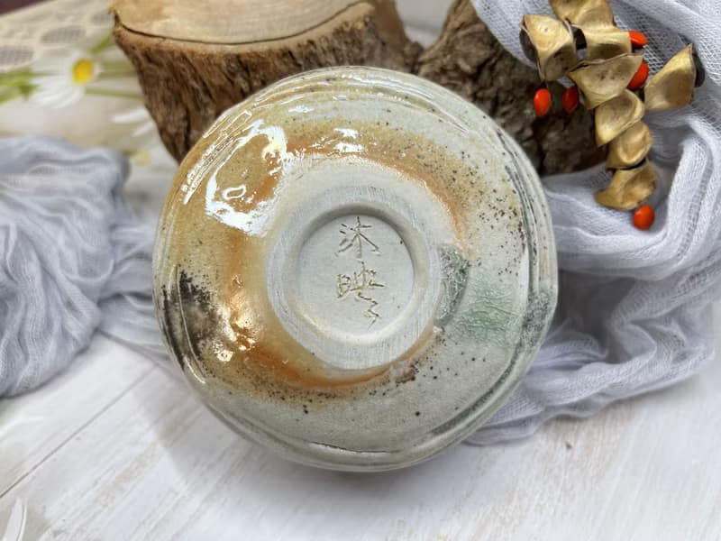 手作 手捏陶 柴燒茶碗 茶杯 點心碗