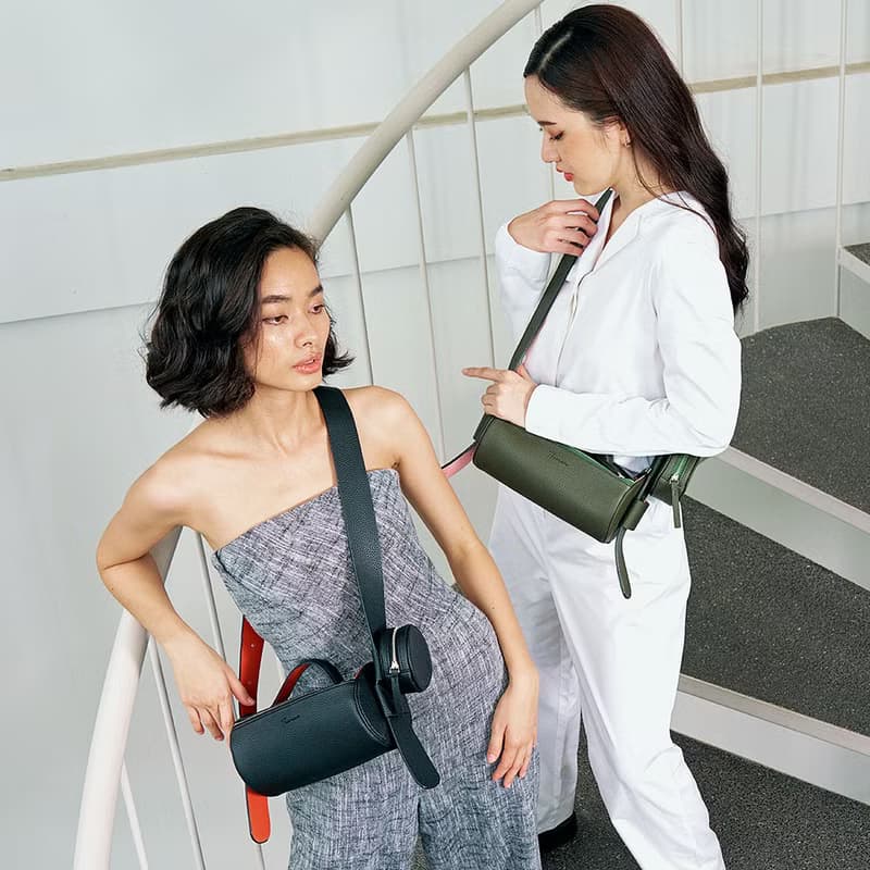 Drum Cylinder multi bag Boy & Girl cross body handbag or shoulder bag