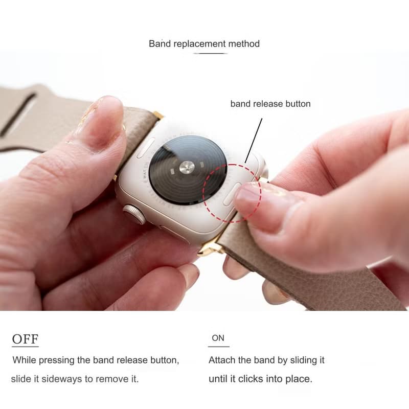 AppleWatch バンド 【 Sジーンズ 】 栃木レザー ギフトボックス入り タンカラー シンプル ニッケルフリー ベルト アップルウォッチ CF08M