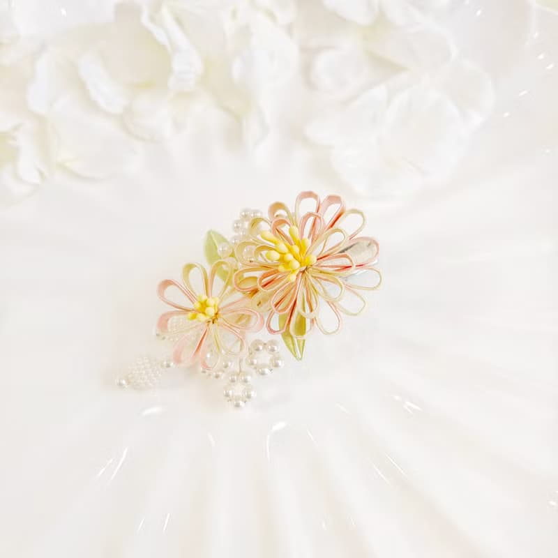 春夏 雛菊髮夾 小清新髮夾   胸針 纏花 春仔花
