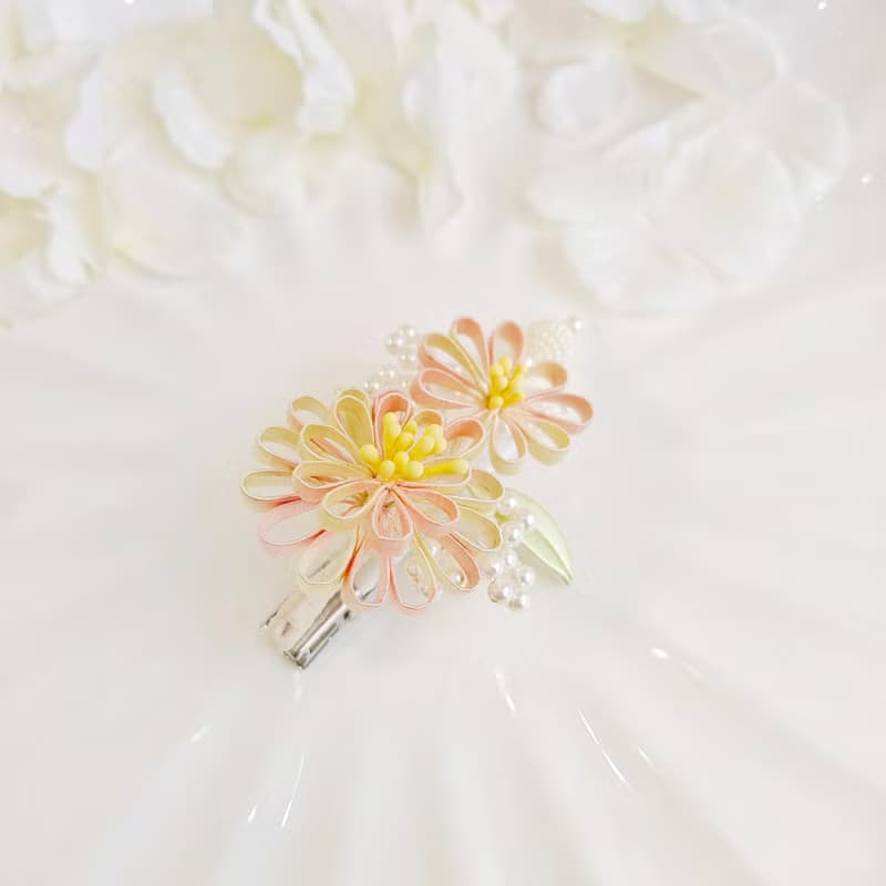 春夏 雛菊髮夾 小清新髮夾   胸針 纏花 春仔花