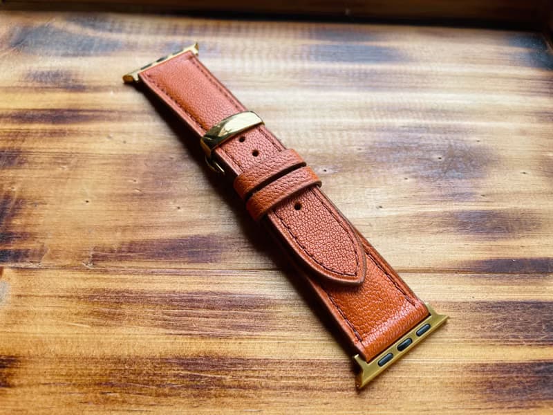【Apple Watch 20mm 山羊皮 蝴蝶扣錶帶】各版本各尺寸適用 Ultra