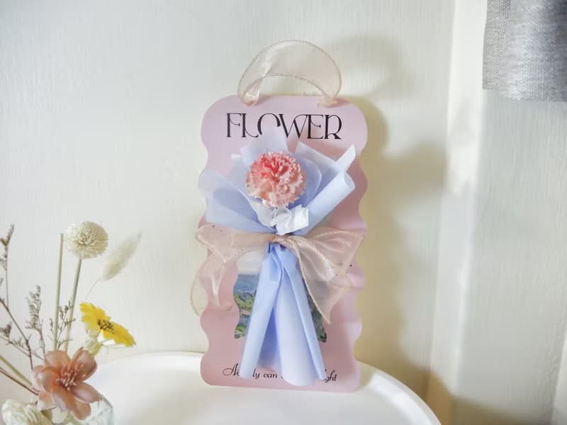 附精油/母親節禮物 康乃馨 擴香花 索拉康乃馨花束