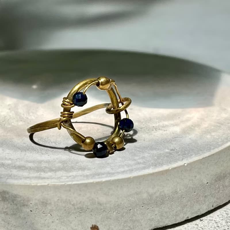 老林雜貨 | 青金石軌道戒指