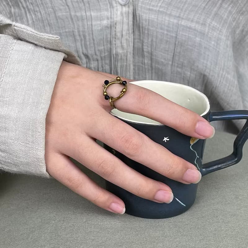 老林雜貨 | 青金石軌道戒指