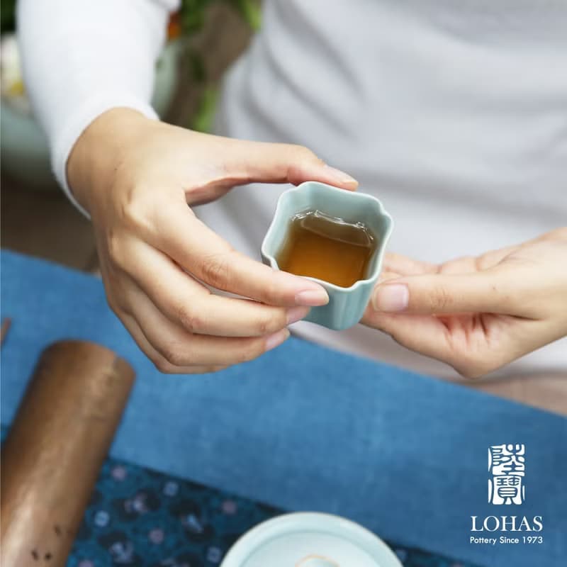 陸寶 汝窯 禪悟 對杯 花杯 方杯 品茗杯 泡茶杯 茶器