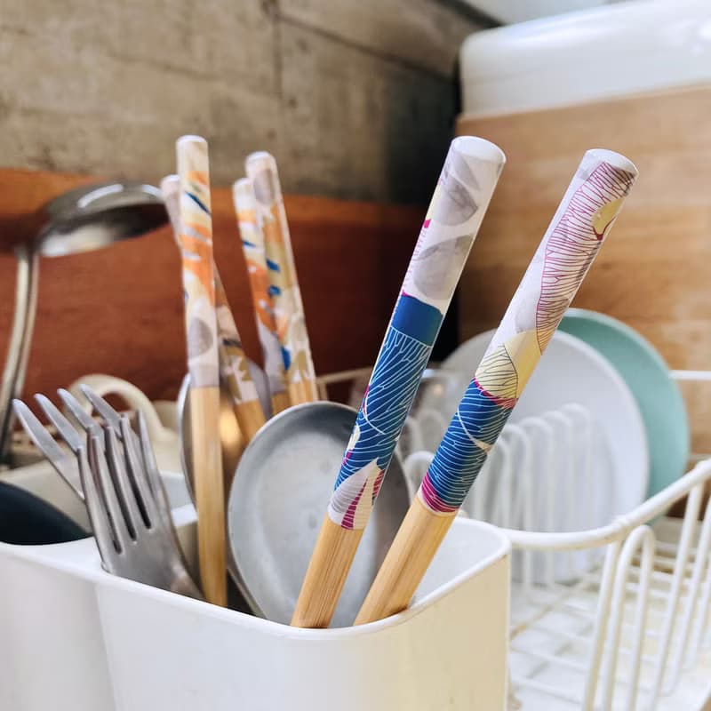 蕨美食光竹筷-5雙組/系列2|餐具 環保 廚房 餐桌 禮物 婚禮 畢業