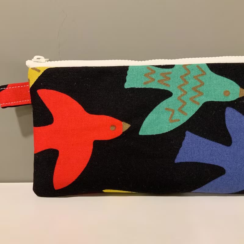 繽紛彩色鳥—鋪棉筆袋/手機袋/錢包/護照袋/收納袋