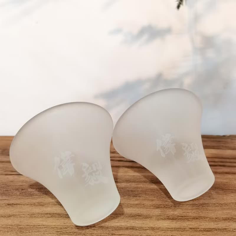 Sake Glass Gift Set|日式磨砂撥霧清酒杯套裝|雕刻