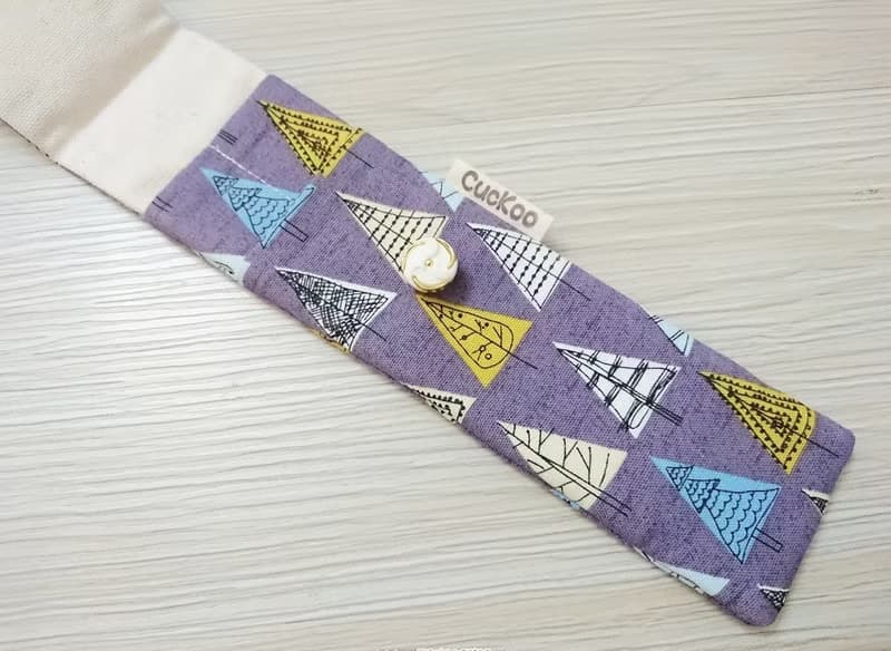 環保餐具收納袋 餐具套 雙層筷袋 樹