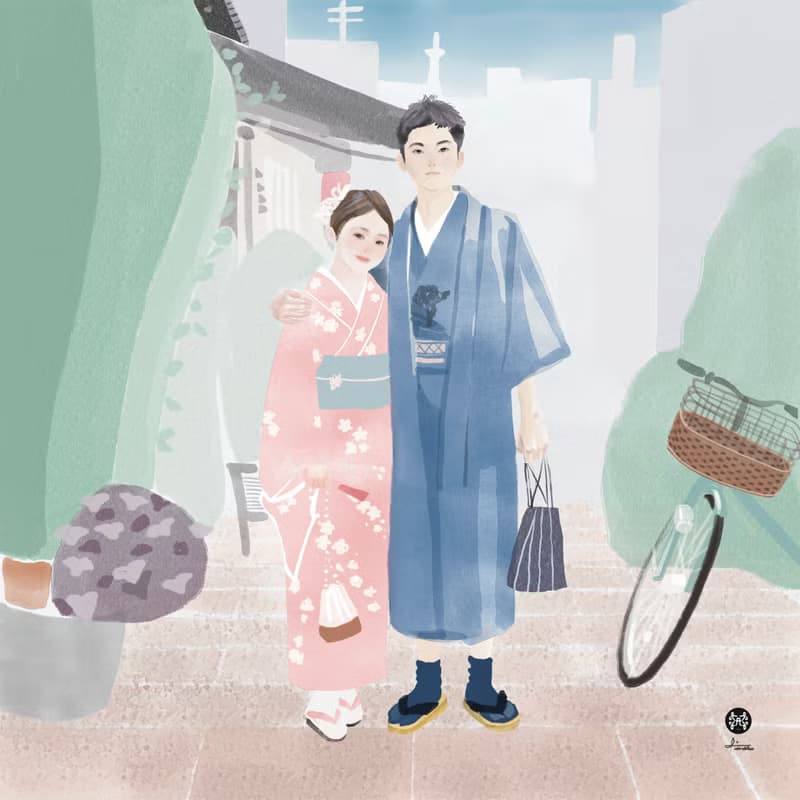 【生日/紀念日禮物】精緻似顏繪 / 可加購成木框畫【詠丹集】