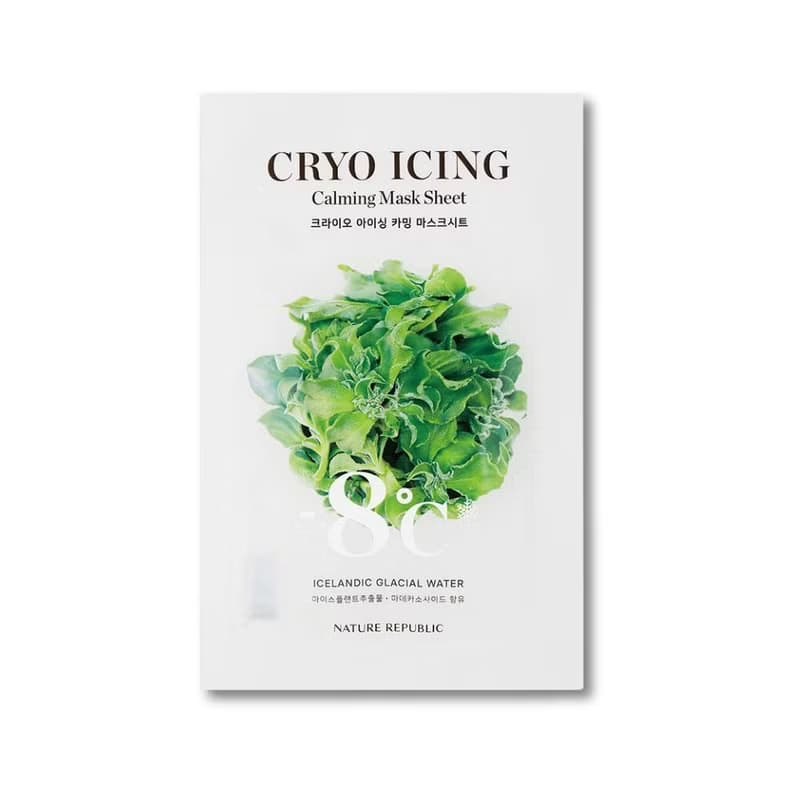 Nature Republic 冰川水凝露系列面膜 鎖水  緊緻X12入