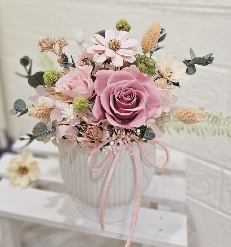 永生桌花 盆花 新居 升遷 生日 開幕桌花 母親節 婚禮 退休 畢業