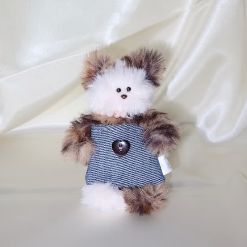 Part-time worker cat keyring_ Cafe de MEOW, chocolate frappuccino