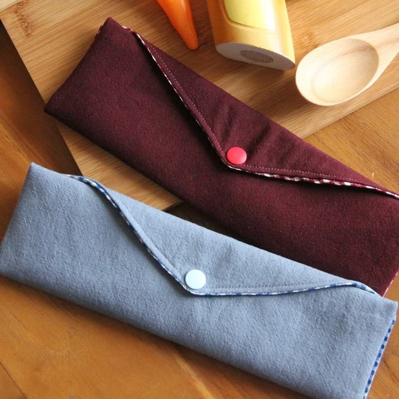 男朋友女朋友環保筷袋 ~ 收納包.環保筷袋.手作餐袋.自我風格