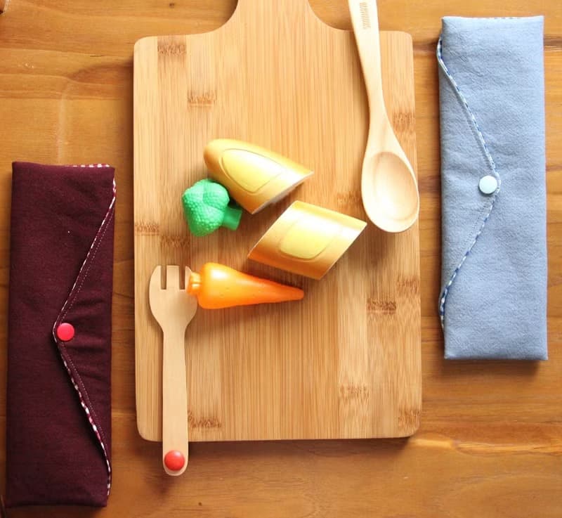 男朋友女朋友環保筷袋 ~ 收納包.環保筷袋.手作餐袋.自我風格