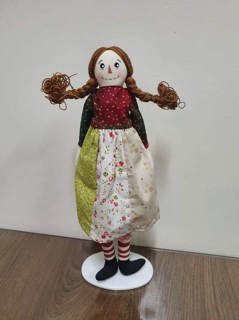 【體驗】宜蘭 手作鄉村娃娃~棕髮拼接女孩和綠髮圓點女孩 初學者可
