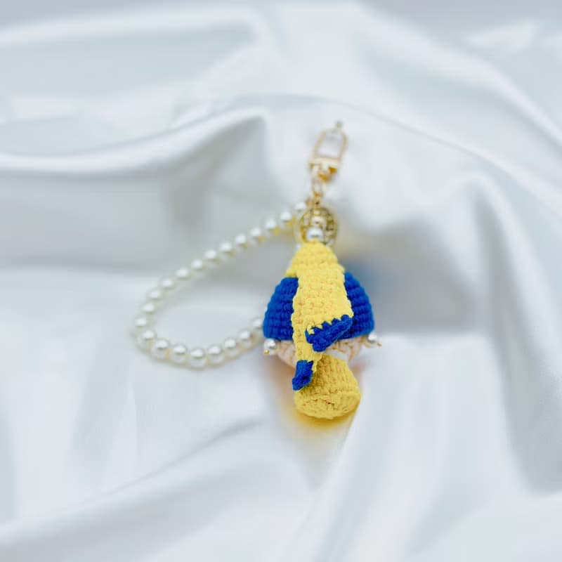 Irene時光女神~織夢系列珍珠耳環的Q版少女2.0吊飾鑰匙圈