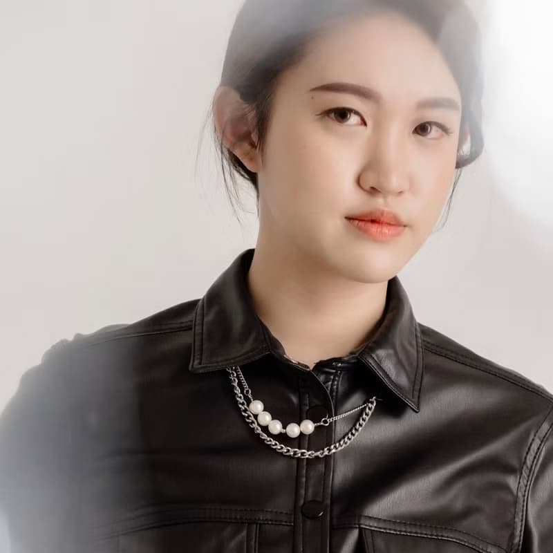 古巴風拼接天然珍珠雙層次男女中性鋼項鍊-訂製