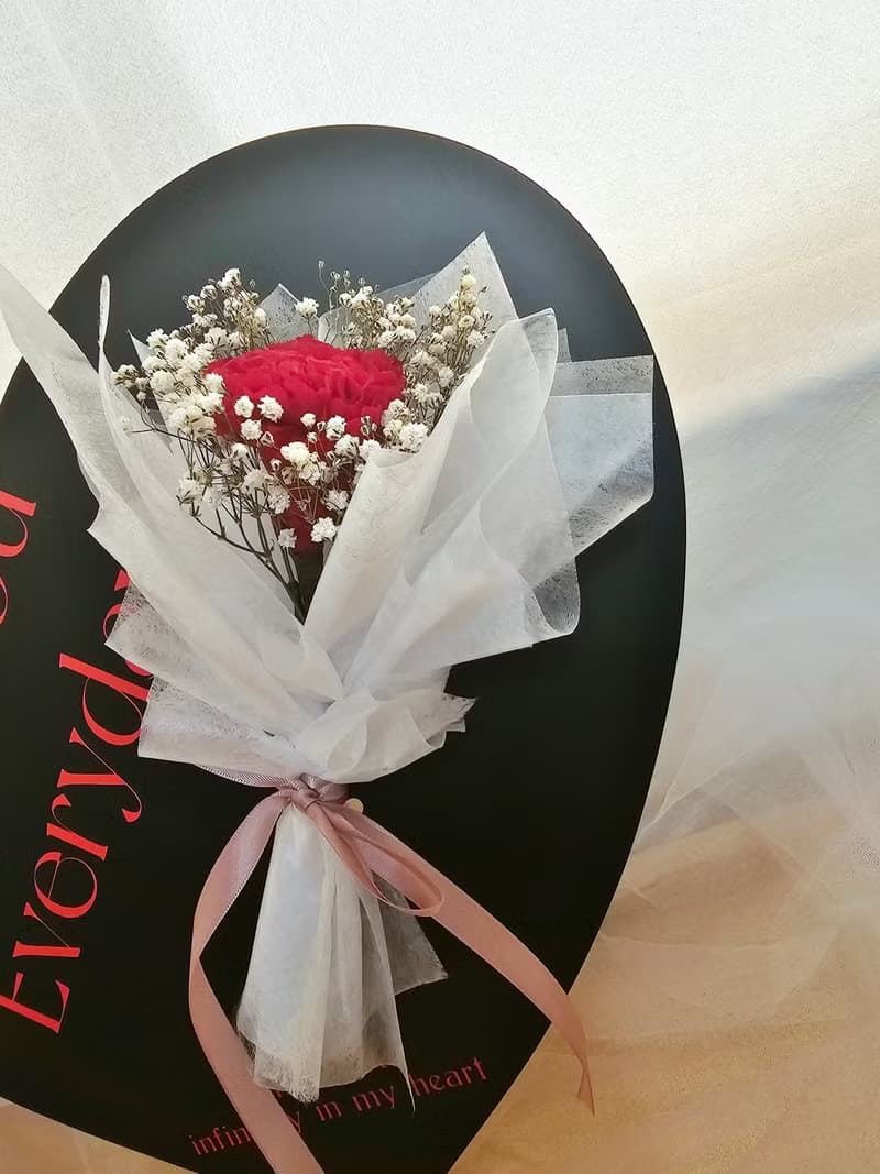 畢業禮•小花束愛心手提板