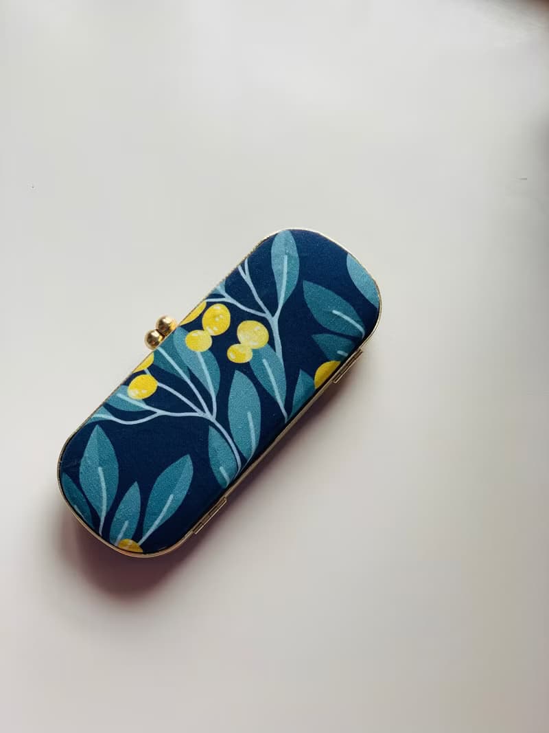 黃菓子眼鏡盒/筆盒/首飾盒