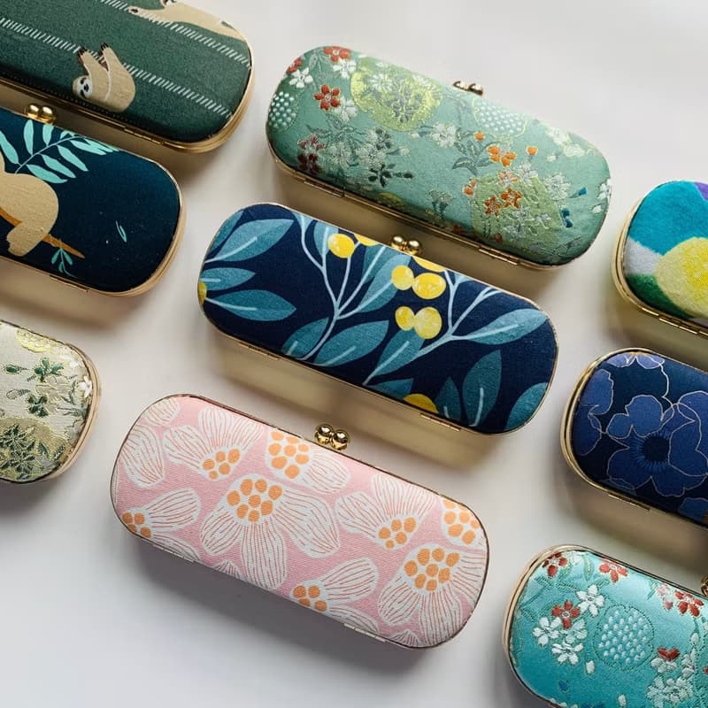 黃菓子眼鏡盒/筆盒/首飾盒