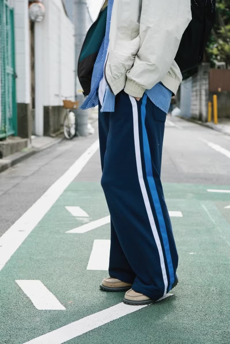 追風少年 復古撞色運動衛褲