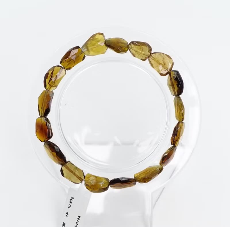 寶麗金珠寶-天然黃綠碧璽手鍊