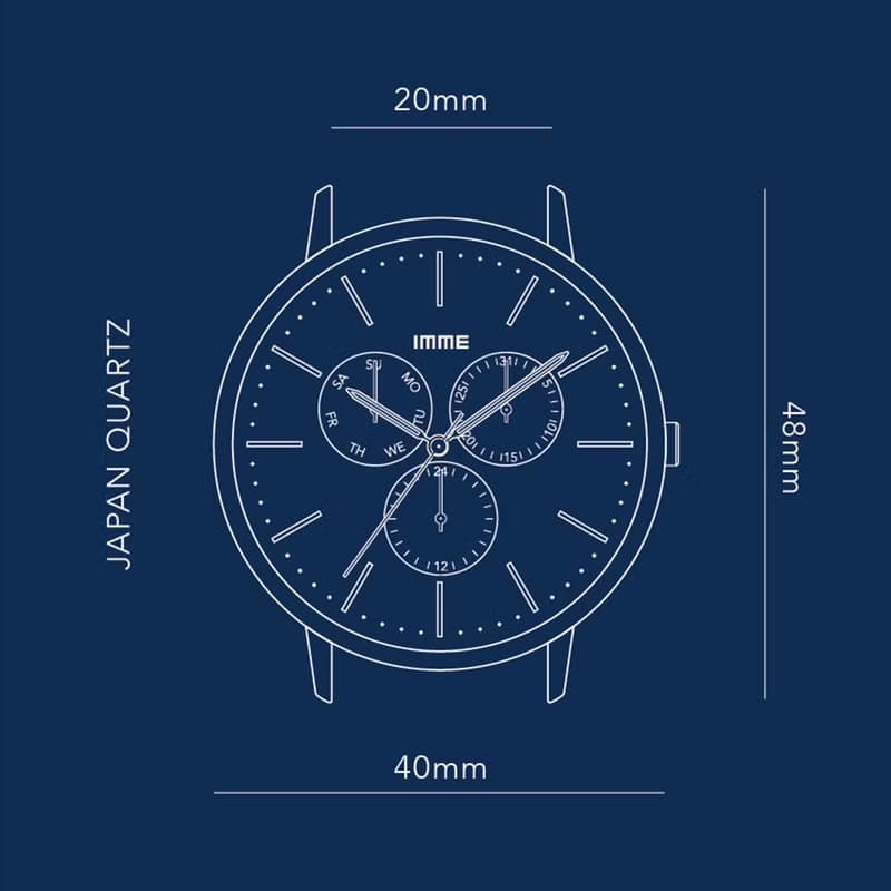 簡約設計手錶 5104 | 不鏽鋼網帶